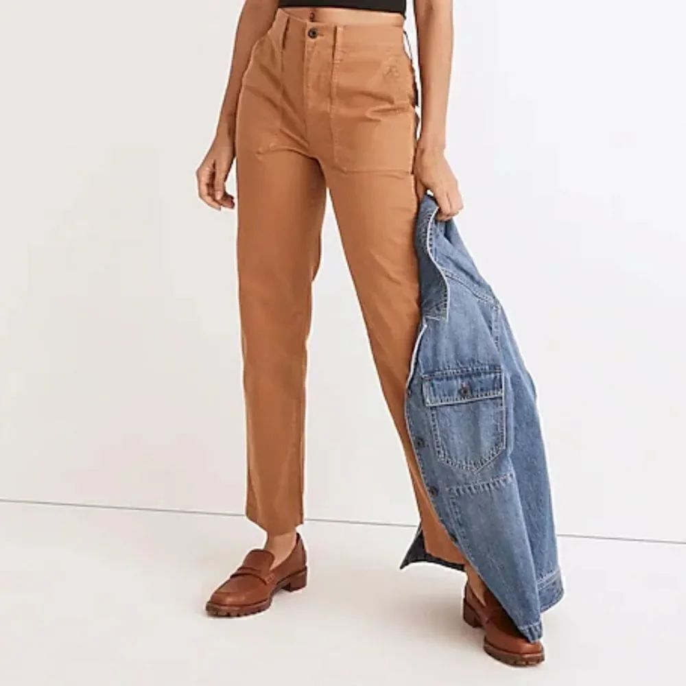 The Petite Perfect Vintage Straight Workwear Pants. #3